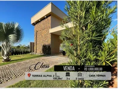 Casa de Condomínio com 3 Quartos à venda, 150m² no Terras Alpha Residencial 2, Senador Canedo