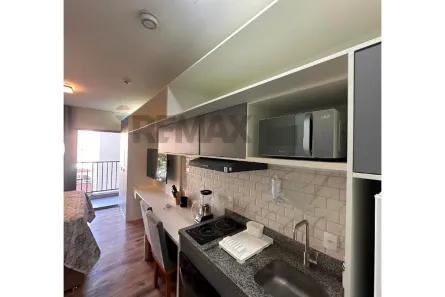 Apartamento com 1 Quarto para alugar, 31m² no Santo Amaro, São Paulo