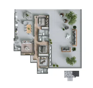 Apartamento com 3 Quartos à venda, 257m² no Agronômica, Florianópolis