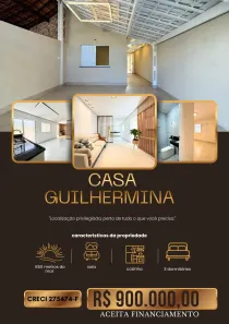 Casa com 3 Quartos à venda, 115m² no Guilhermina, Praia Grande