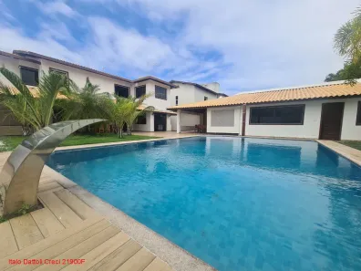 Casa de Condomínio com 5 Quartos para venda ou aluguel, 500m² no Busca Vida (Abrantes), Camaçari