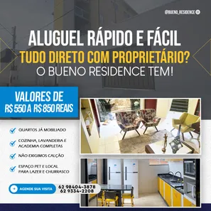 Kitnet com 1 Quarto para alugar, 18m² no Setor Sol Nascente, Goiânia