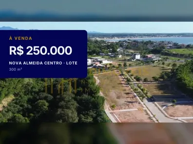 Lote/Terreno à venda, 300m² no Nova Almeida Centro, Serra