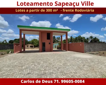 Lote/Terreno à venda, 300m² no , Sapeaçu