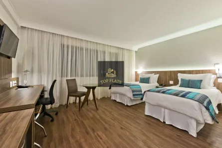 Flat com 1 Quarto para alugar, 33m² no Indianópolis, São Paulo