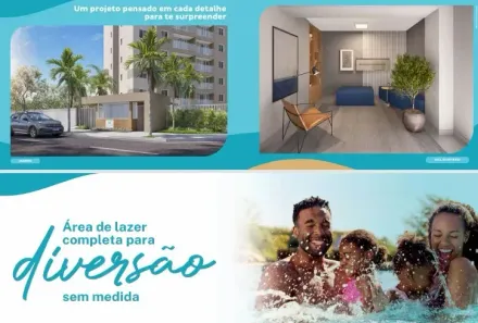 Apartamento com 2 Quartos à venda, 48m² no Praia do Futuro II, Fortaleza