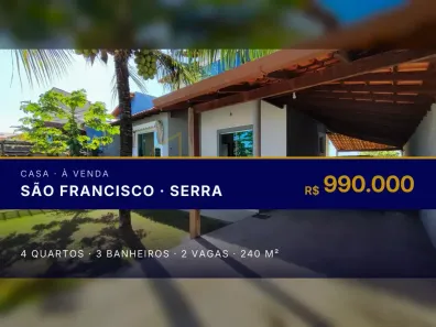 Casa com 4 Quartos à venda, 240m² no São Francisco, Serra
