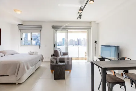 Flat com 1 Quarto à venda, 33m² no Santo Amaro, São Paulo