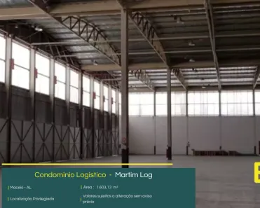 Galpão/Depósito/Armazém para alugar, 1603m² no Tabuleiro do Pinto, Rio Largo