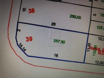 Lote/Terreno à venda, 250m² no Parque Capuava, Santo André