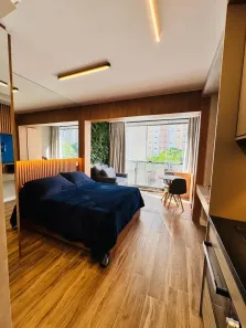 Apartamento com 1 Quarto para alugar, 24m² no Pinheiros, São Paulo