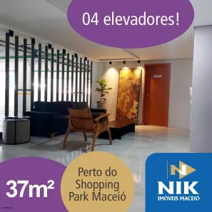 Apartamento com 1 Quarto à venda, 37m² no Cruz das Almas, Maceió