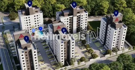 Apartamento com 3 Quartos à venda, 68m² no Boa Esperança, Santa Luzia