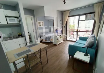 Flat com 1 Quarto para alugar, 35m² no Moema, São Paulo