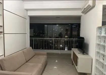 Apartamento com 1 Quarto para alugar, 51m² no Cidade Monções, São Paulo