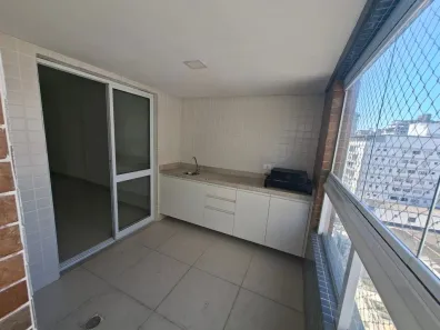 Apartamento com 3 Quartos para alugar, 105m² no Guilhermina, Praia Grande