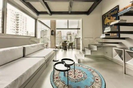 Flat com 1 Quarto à venda, 66m² no Cerqueira César, São Paulo