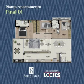 Apartamento com 3 Quartos à venda, 118m² no Capoeiras, Florianópolis