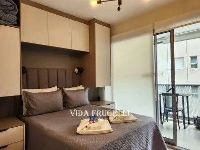 Apartamento com 1 Quarto para alugar, 24m² no Pinheiros, São Paulo