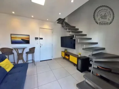 Apartamento com 1 Quarto para alugar, 48m² no Ocian, Praia Grande