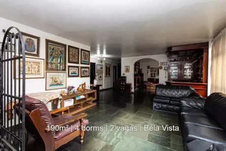 Apartamento com 4 Quartos à venda, 190m² no Jardim Paulista, São Paulo