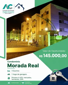 Apartamento com 3 Quartos à venda, 56m² no Rosa Maria, São Cristóvão
