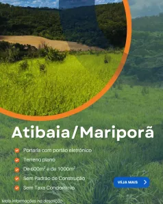 Lote/Terreno à venda, 600m² no Jardim Colonial, Atibaia