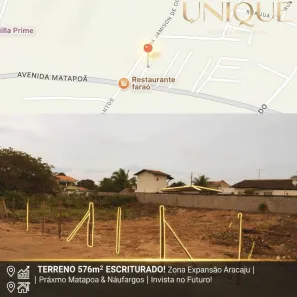 Lote/Terreno à venda, 576m² no Matapoã, Aracaju