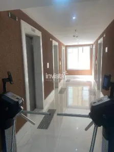 Sala Comercial para alugar, 85m² no Vila Mathias, Santos