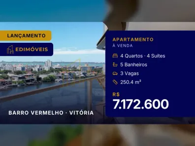 Apartamento com 4 Quartos à venda, 250m² no Barro Vermelho, Vitória
