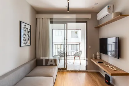 Apartamento com 1 Quarto para alugar, 38m² no Paraíso, São Paulo