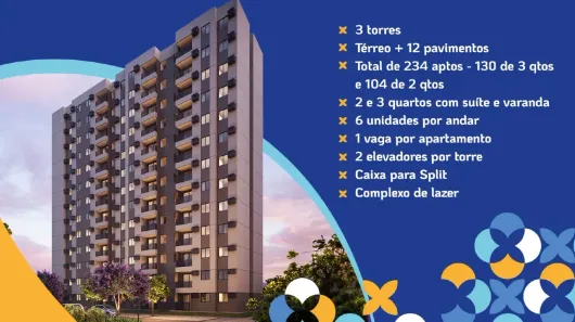 Apartamento com 2 Quartos à venda, 44m² no Candeias, Jaboatão dos Guararapes