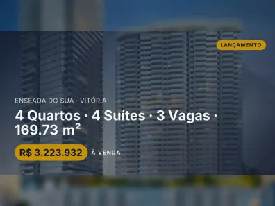 Apartamento com 4 Quartos à venda, 169m² no Enseada do Suá, Vitória
