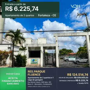 Apartamento com 2 Quartos à venda, 44m² no Mondubim, Fortaleza
