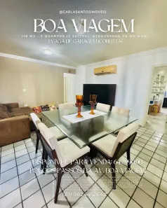 Apartamento com 3 Quartos à venda, 118m² no Boa Viagem, Recife