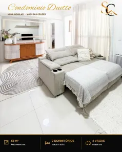 Apartamento com 2 Quartos à venda, 68m² no Loteamento Mogilar, Mogi das Cruzes