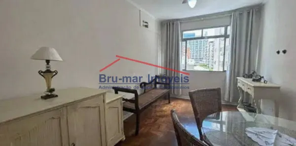 Apartamento com 1 Quarto para alugar, 69m² no Gonzaga, Santos