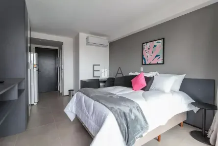 Apartamento com 1 Quarto para alugar, 25m² no Indianópolis, São Paulo