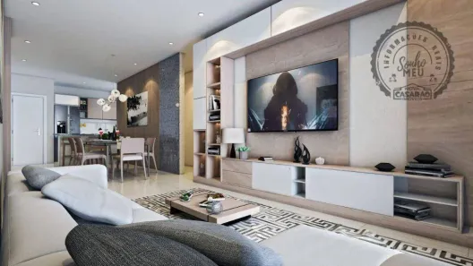 Apartamento com 2 Quartos à venda, 75m² no Guilhermina, Praia Grande