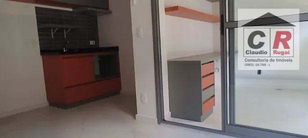 Apartamento com 1 Quarto para alugar, 24m² no Brooklin Paulista, São Paulo