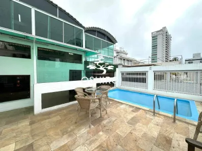 Apartamento com 3 Quartos para alugar, 280m² no Ponta da Praia, Santos