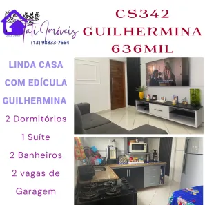 Casa com 2 Quartos à venda, 142m² no Guilhermina, Praia Grande