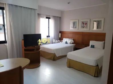 Flat com 1 Quarto para alugar, 26m² no Indianópolis, São Paulo