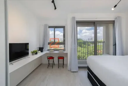 Apartamento com 1 Quarto para alugar, 25m² no Campo Belo, São Paulo