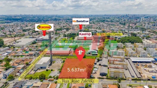 Lote/Terreno à venda, 5637m² no Capão Raso, Curitiba