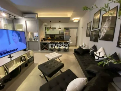 Apartamento com 1 Quarto para alugar, 50m² no Gonzaga, Santos