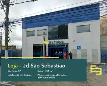 Ponto Comercial para alugar, 1011m² no Jardim São Sebastião, São Paulo