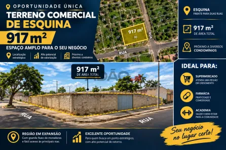 Lote/Terreno à venda, 917m² no Jardim Novo Mundo, Goiânia