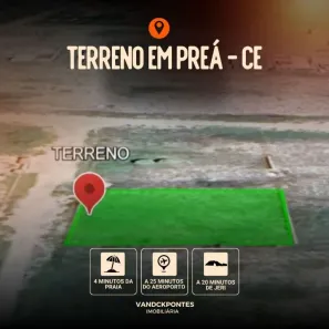 Lote/Terreno à venda, 750m² no Caiçara, Cruz