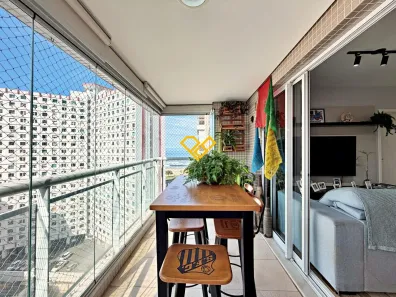 Apartamento com 3 Quartos à venda, 100m² no José Menino, Santos